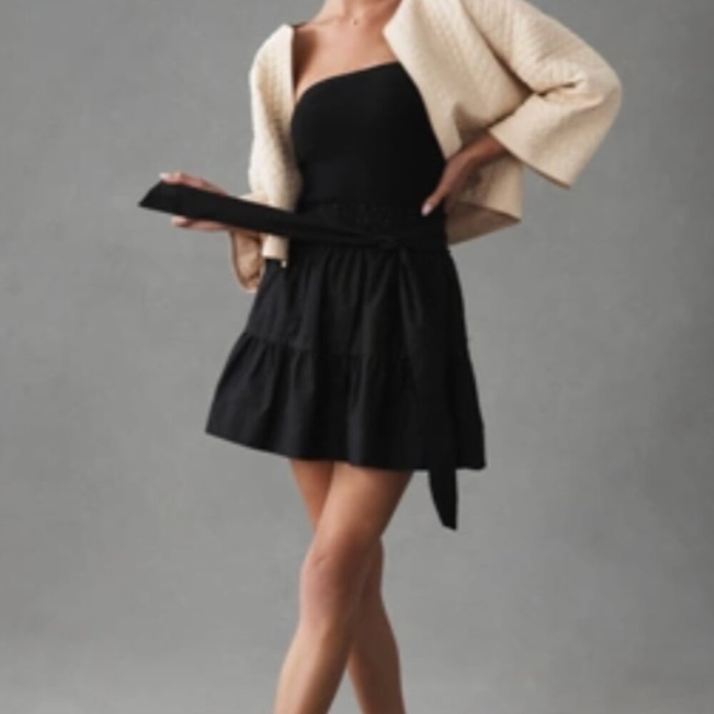 Maeve Somerset Mini Skirt | Black